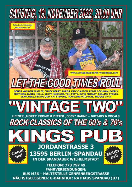 Vintage Two: Rock-Klassiker der 60er- & 70er-Jahre