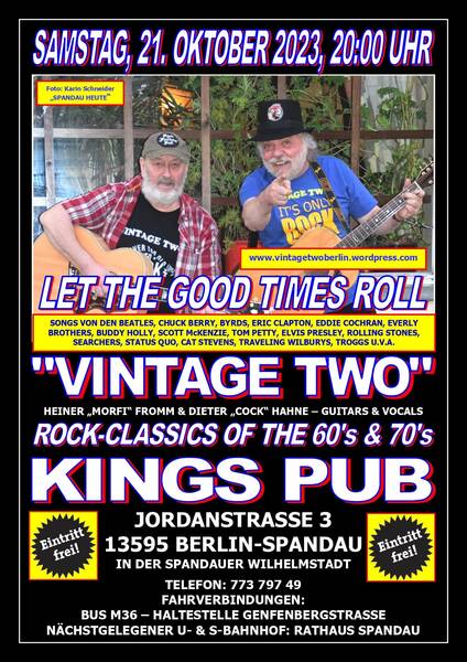 Vintage Two: Rock-Klassiker der 60er- & 70er-Jahre