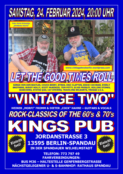 Vintage Two: Rock-Klassiker der 60er- & 70er-Jahre