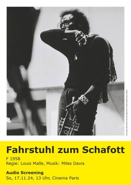Audio Screening "Fahrstuhl zum Schafott" im Cinema Paris 
