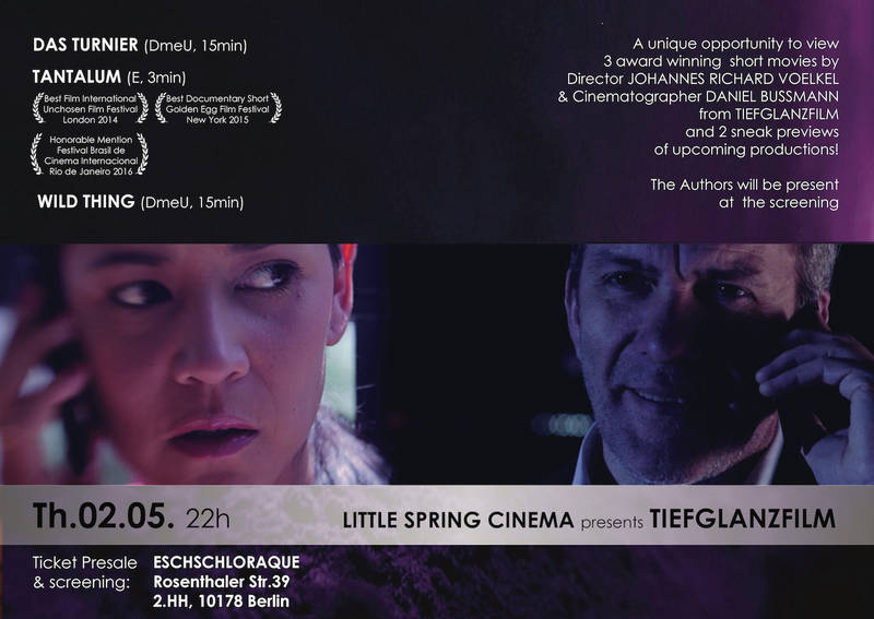 Little Spring Cinema @ Eschschloraque pres.: Johannes Richard Voelkel & Daniel Bussmann