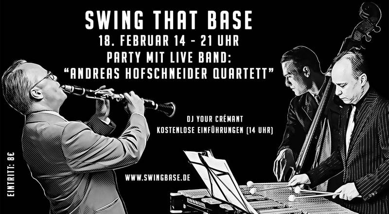 Swing That Base #1 Live Band + Kostenlose Einführungen Lindy Hop / Charleston