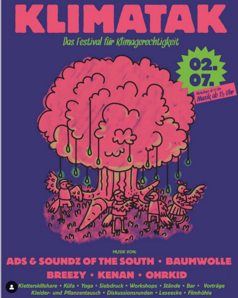 Klimatak - Klimagerechtigkeits-Festival am Sa, 02. Juli