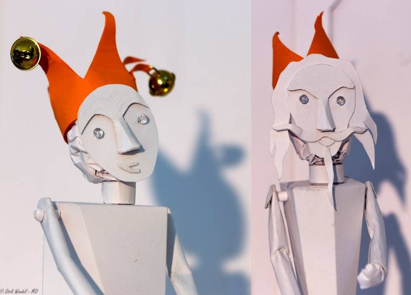 Papiertheater: Märchen für Erwachsene - Der gern-groß-werden-wünschende König und sein Narr
