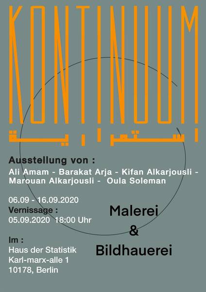 Ausstellung, Syrische Künstler