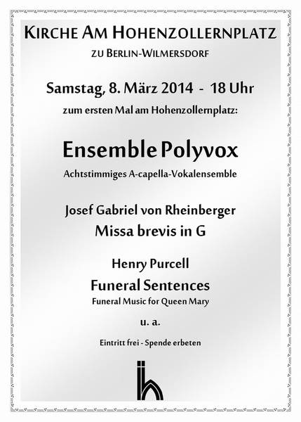 Kirche am Hohenzollernplatz - Ensemble Polyvox