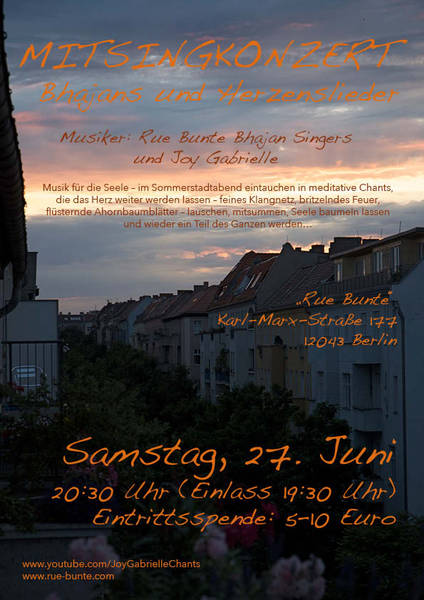 Mitsingkonzert - Bhajans & Herzenslieder