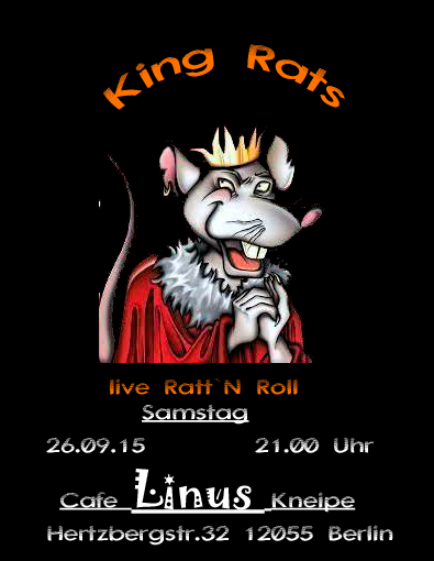 King Rats Artwork (Königlicher Ratten-Rock-Punk-Pop)