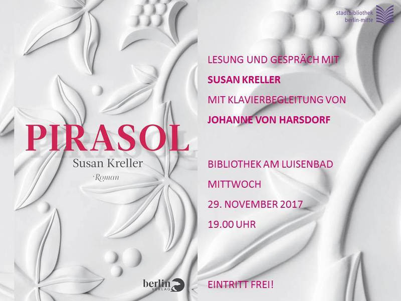 Susan Kreller liest: Pirasol – Der Besuch der alten Damen
