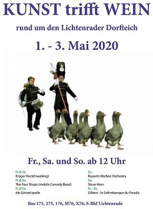 KUNST trifft WEIN - rund um den Lichtenrader Dorfteich