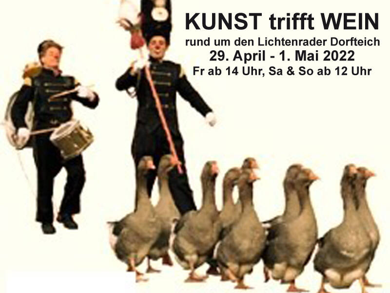 Kunst trifft Wein - rund um den Lichtenrader Dorfteich
