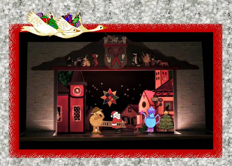 Frau Kaffeekanne und Herr Kullerkeks -  2. Advent im Papiertheater
