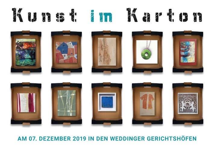 „Kunst im Karton“ Die kleinste, kürzeste und günstigste Kunstmesse im Wedding.
