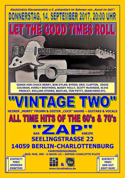 All-Time Hits of the 60's & 70's mit "Vintage Two" im "ZAP"