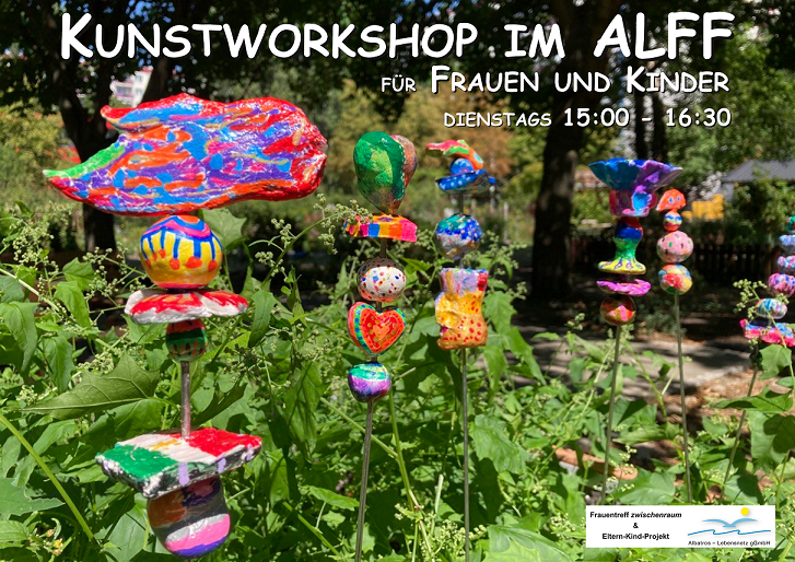 Kunstworkshop für Frauen und Kinder