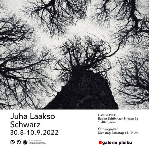 Willkommen! Juha Laakso: Musta - Schwarz - Black @Galerie Pleiku (Prenzlauer Berg, Di - Sa)