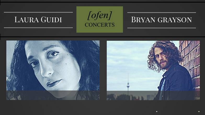 Laura Guidi [IT folk/punk] Bryan Grayson [US americana/blues]