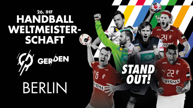 2019 IHF Handball WM - Fanzone live + Aktionen in Verti Music Hall & mehr Public Viewing