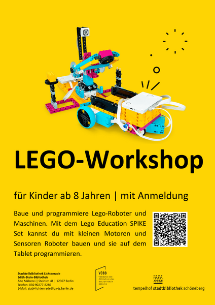 LEGO® Education Spike in der Stadtteilbibliothek Lichtenrade