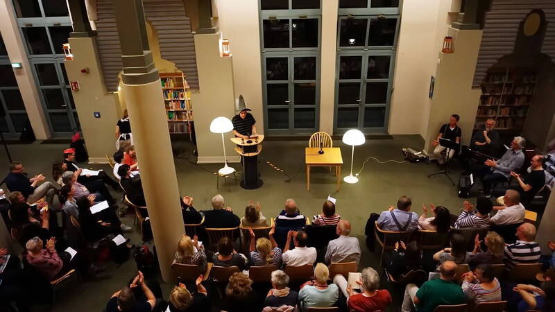 Schreibwerkschau in Berlin Tegel - Lesungen mit Live-Musik