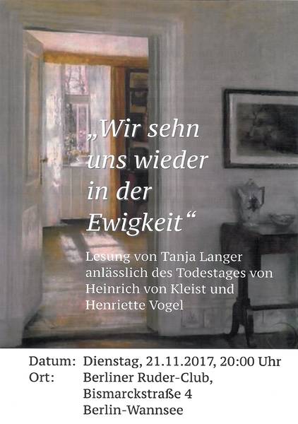 Lesung Heinrich von Kleist