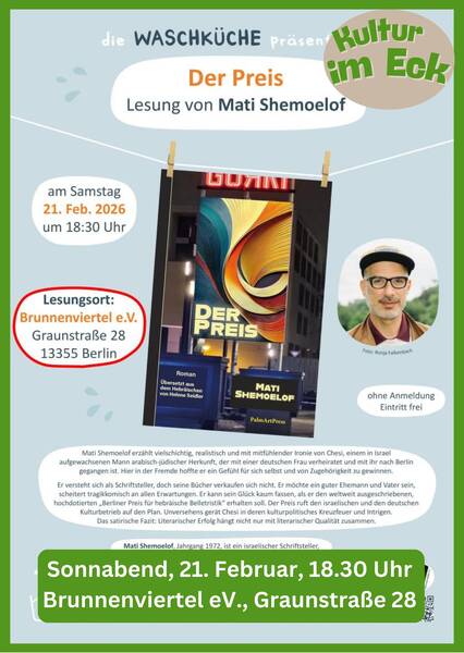 Lesung mit Mati Shemoelof
