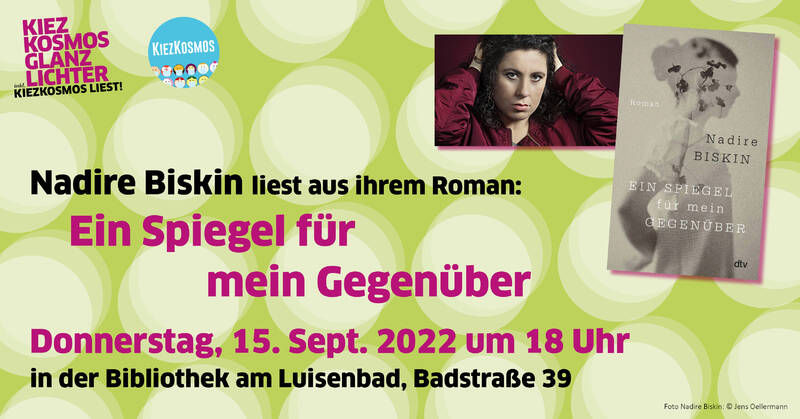 Nadire Biskin liest aus ihrem Roman „Ein Spiegel für mein Gegenüber“ 
