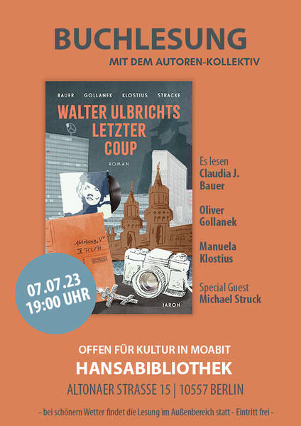Lesung aus Walter Ulbrichts letzter Coup