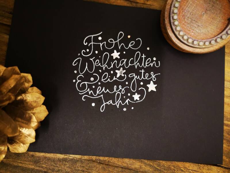 Workshop: Handlettering - Weihnachtskartenwerkstatt