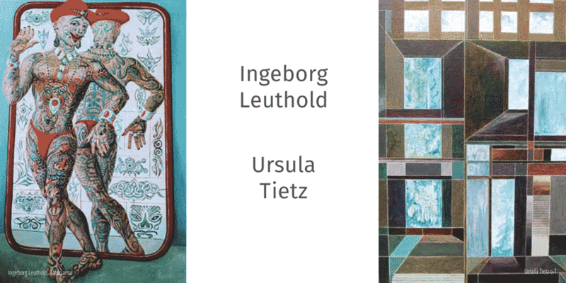 Vernissage Ingeborg Leuthold und Ursula Tietz - Kleine Werkübersichten zum 90. Geburtstag 