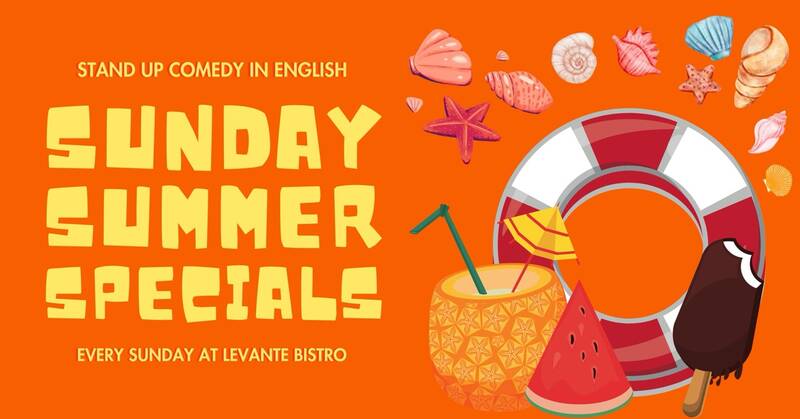 Downtown Comedy - Sunday Summer Specials • Stand Up Comedy in English