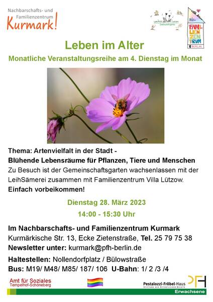Artenvielfalt in der Stadt - Blühende Lebensräume bei Leben im Alter