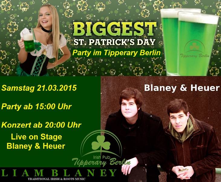 The Biggest St.Patrick´s Day Part in Berlin