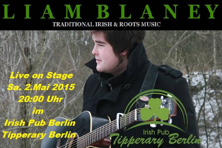 Gratiskonzert von Liam Blaney im Irish Pub Berlin