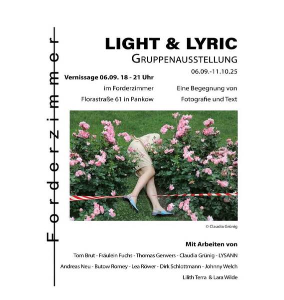 Fotoausstellung Forderzimmer Licht und Lyrik