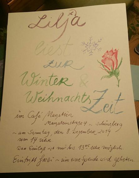 Lilja liest zur Winter - und Weihnachtszeit