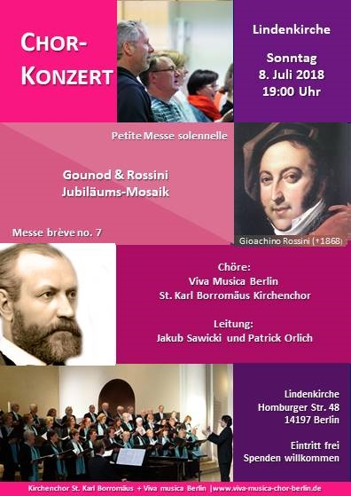 Chorkonzert in der Lindenkirche: Jubiläums-Mosaik