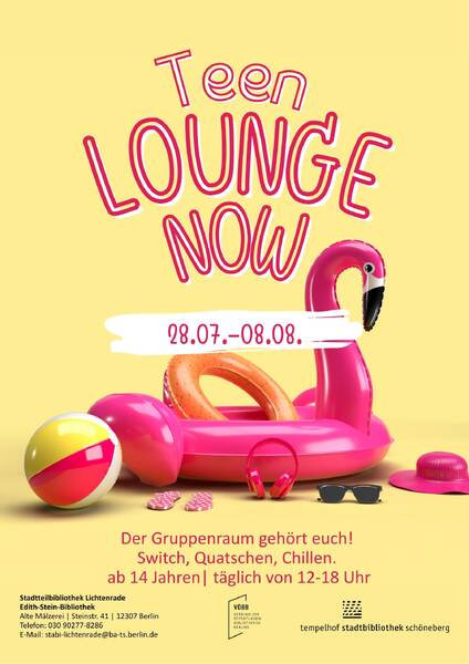 Teen Lounge in der Staddteilbibliothek Lichtenrade
