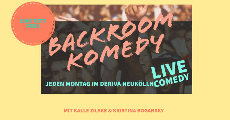 Gratis Stand-up Comedy Show in Neukölln mit Kalle Zilske ( Der Typ aus'm Quatsch Comedy Club) und anderen Comedians die er so kennt und selber toll findet. 