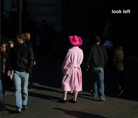 look left