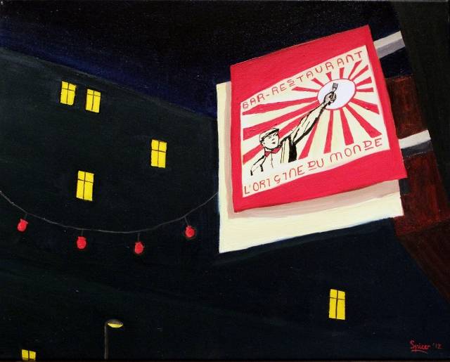 Ausstellung NIGHT AND DAY, night paintings by Isabelle Spicer