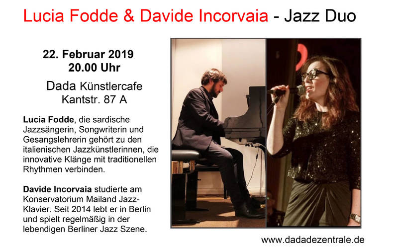 Davide Incorvaia (piano) & Lucia Fodde (vocals) - Jazz-Duo