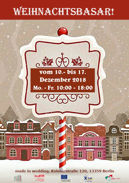 Weihnachtsbasar 2018 bei "made in wedding"
