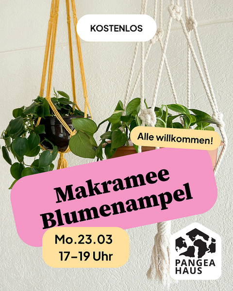 Makramee Blumenampel
