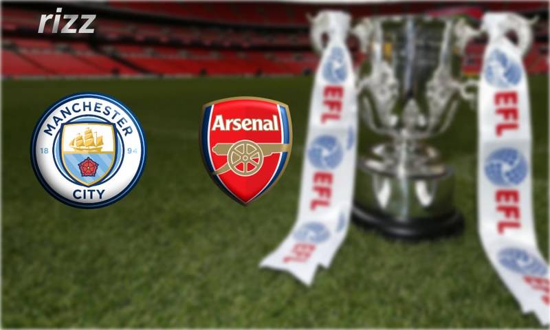 EFL Cup Final Man City v Arsenal in Kreuzberg, Berlin