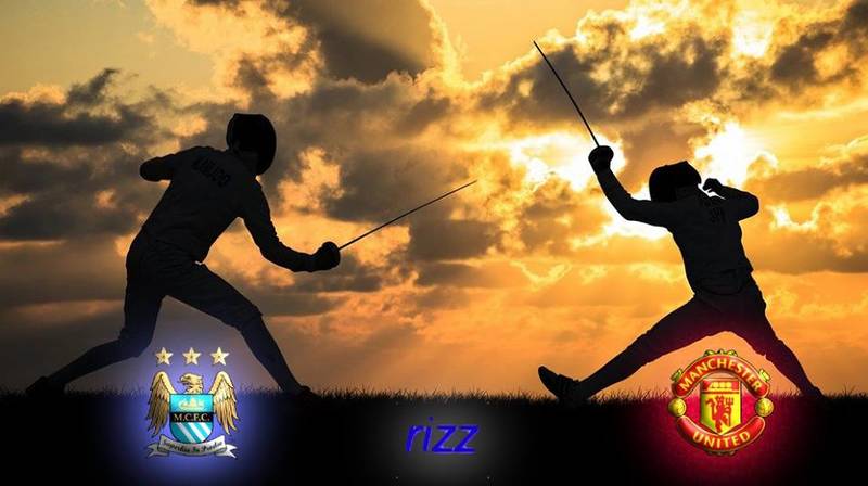 Manchester Derby City vs United live on screen in Berlin Kreuzberg Graefekiez