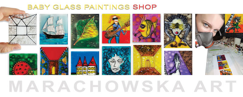 GLASMALEREI "MARACHOWSKA ART" Berliner Kunstmarkt - an der Museumsinsel