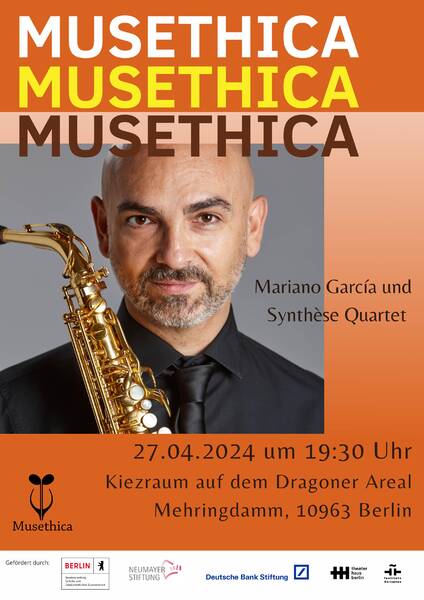 Musethica lädt ein: Mariano García und das Synthèse Quartet zu Gast in Berlin