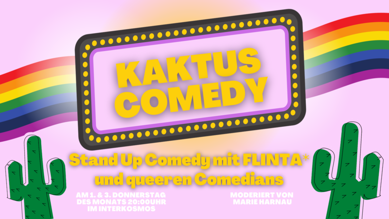Flinta* und Queer Stand Up Comedy Show "Kaktus Comedy" 20:00 Uhr