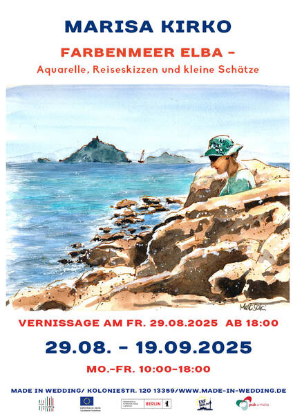 Marisa Kirko –  Farbenmeer Elba - Aquarelle, Reiseskizzen und kleine Schätze (Mo-Fr)